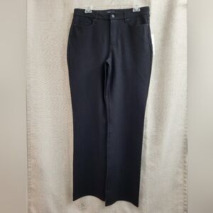 NYDJ Sculpt Her Marilyn Straight Black Women's Dress Pants Stretch Size 12 NWT
